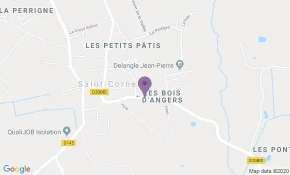 Localisation Saint Corneille Ap - 72460