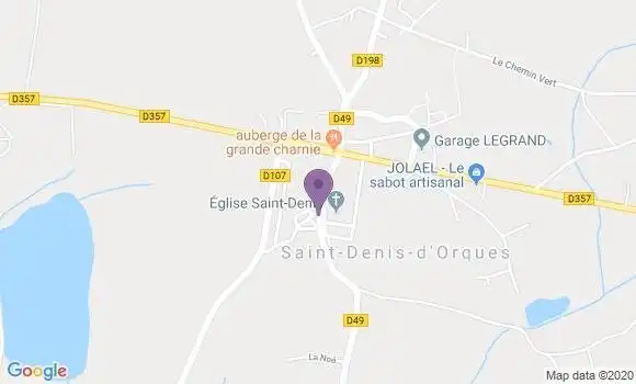 Localisation Saint Denis d