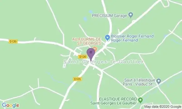 Localisation Saint Georges le Gaultier Ap - 72130