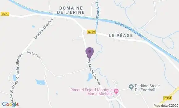 Localisation Saint Jean de la Motte Ap - 72510