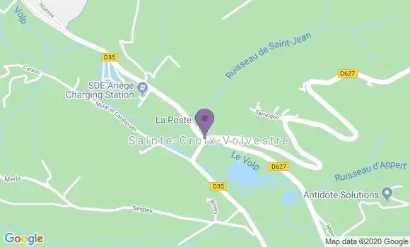 Localisation Sainte Croix Volvestre - 09230