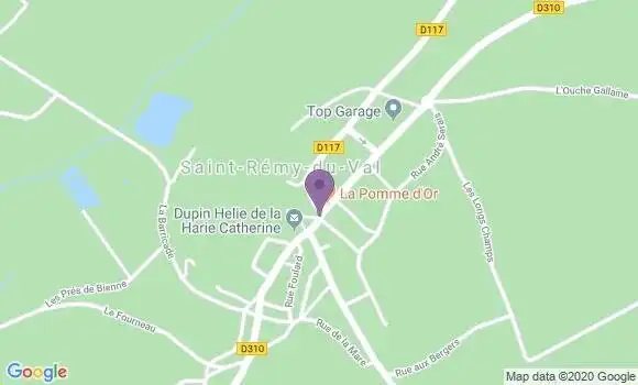 Localisation Saint Remy du Val Ap - 72600