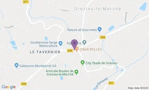 Localisation Saint Symphorien Ap - 72240