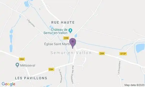 Localisation Semur En Vallon Ap - 72390