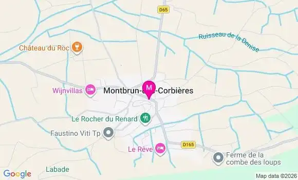 Localisation Montbrun des Corbieres - 11700