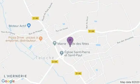Localisation Teloche Bp - 72220