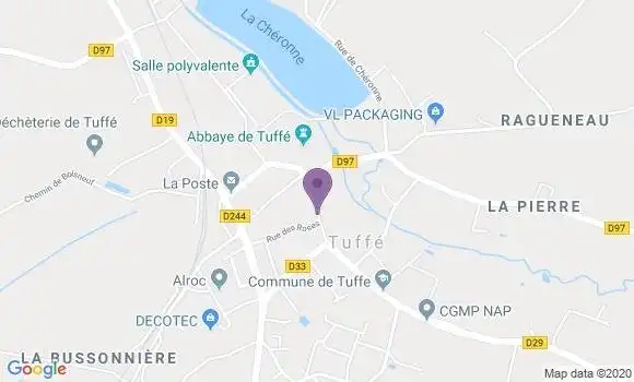 Localisation Tuffe Bp - 72160