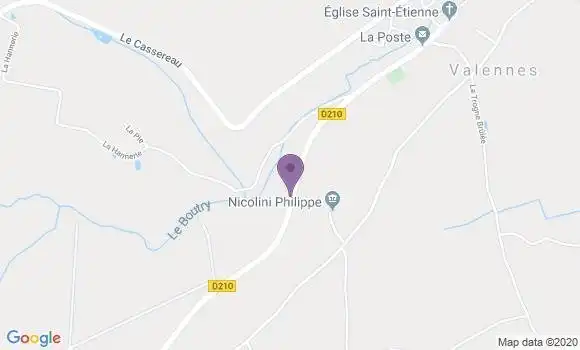 Localisation Valennes Ap - 72320
