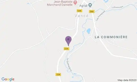 Localisation Vance Ap - 72310