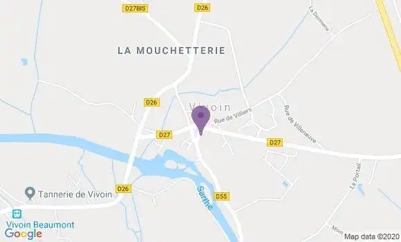 Localisation Vivoin Ap - 72170
