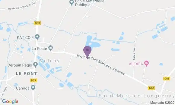 Localisation Volnay Ap - 72440