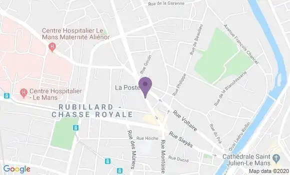 Localisation Le Mans Chasse Royale - 72018