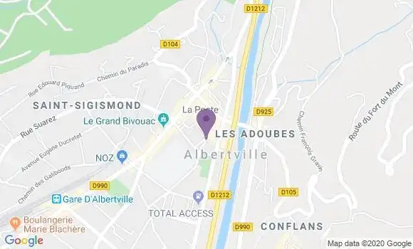 Localisation Albertville - 73200