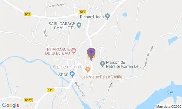 Localisation Apremont Ap - 73190