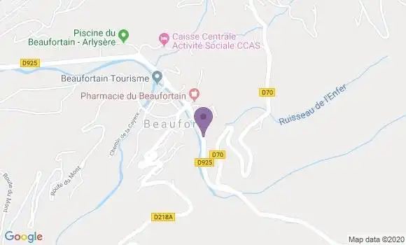 Localisation Beaufort sur Doron - 73270