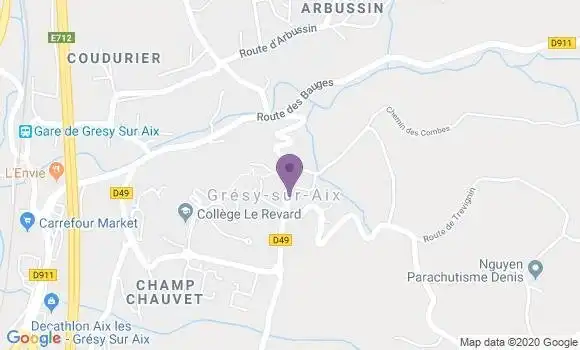 Localisation Brison Saint Innocent Ap - 73100