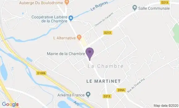 Localisation La Chambre - 73130