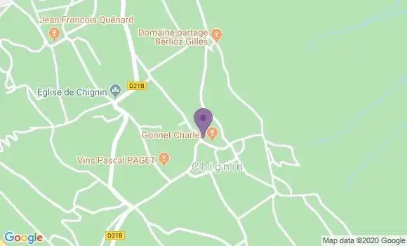 Localisation Chignin Ap - 73800