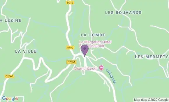 Localisation Les Deserts Ap - 73230