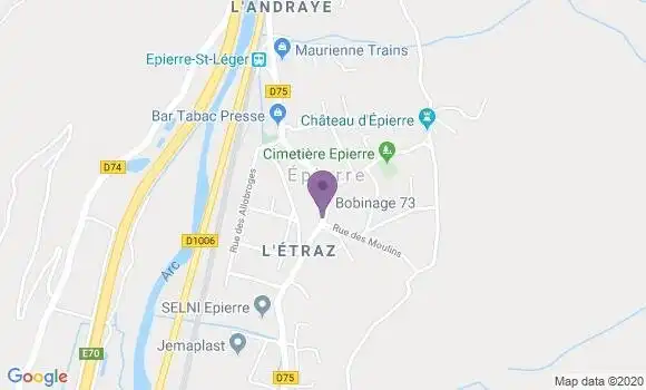 Localisation Epierre Bp - 73220