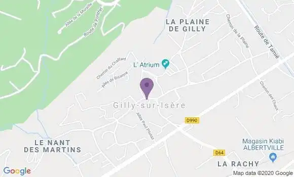 Localisation Frontenex - 73460