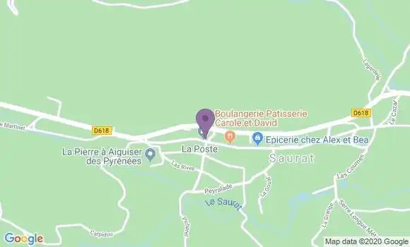 Localisation Saurat Bp - 09400