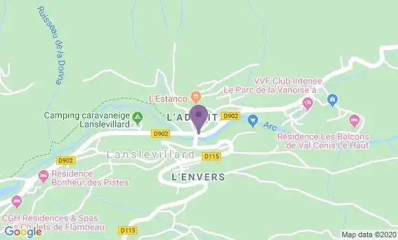 Localisation Lanslevillard Ap - 73480