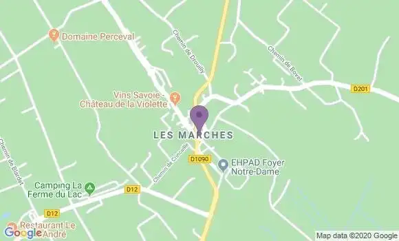 Localisation Les Marches Bp - 73800