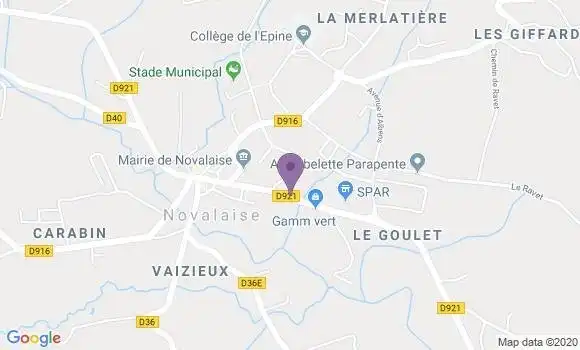Localisation Novalaise Bp - 73470