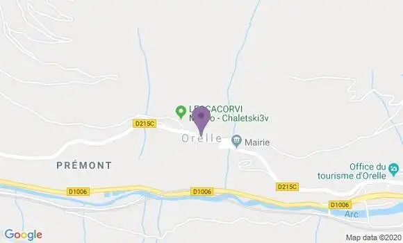 Localisation Orelle Ap - 73140
