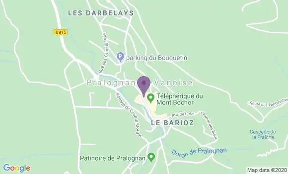 Localisation Pralognan la Vanoise Bp - 73710
