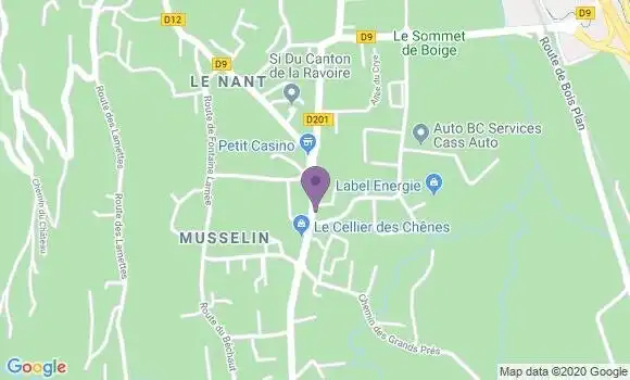 Localisation Saint Baldoph Bp - 73190