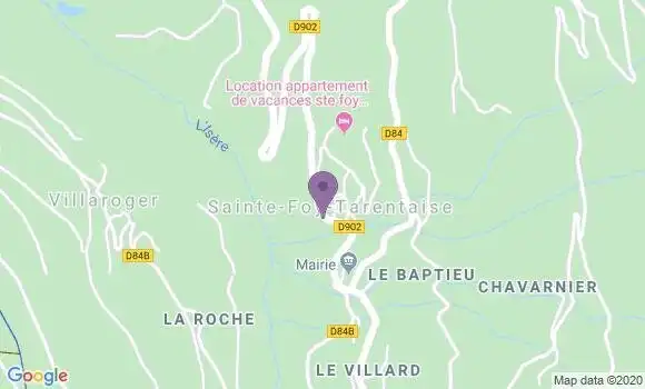 Localisation Sainte Foy Tarentaise Bp - 73640