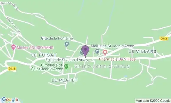 Localisation Saint Jean d