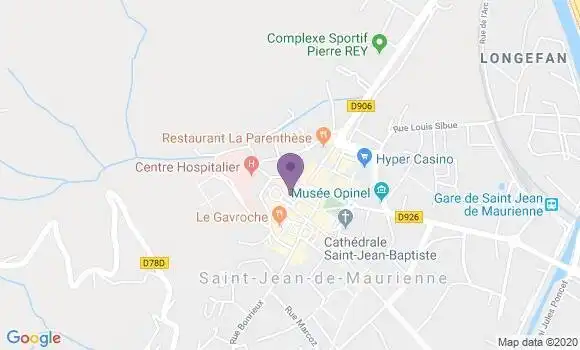 Localisation Saint Jean de Maurienne - 73300