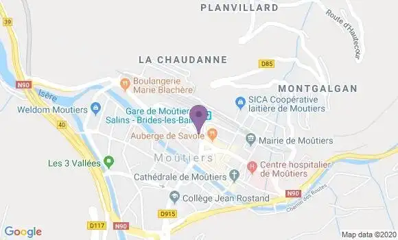 Localisation Saint Marcel Ap - 73600