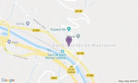 Localisation Saint Michel de Maurienne - 73140