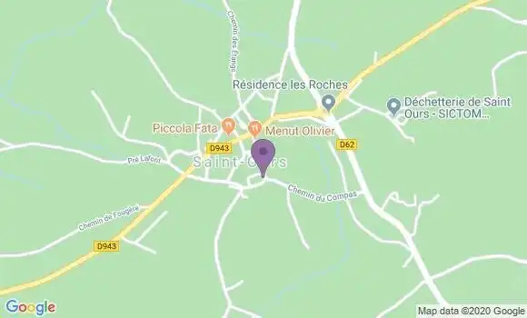 Localisation Saint Ours Ap - 73410