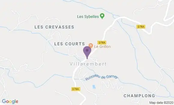 Localisation Le Corbier Ap - 73300