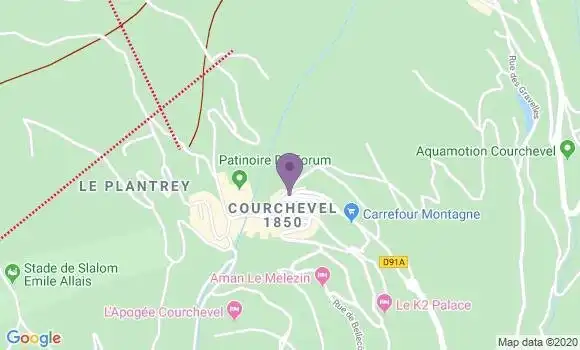 Localisation Courchevel 1850 - 73121