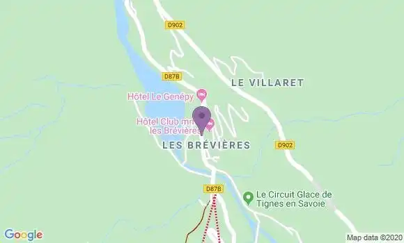 Localisation Les Brevieres Ap - 73321
