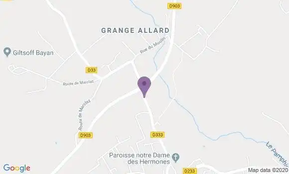 Localisation Allinges Bp - 74200