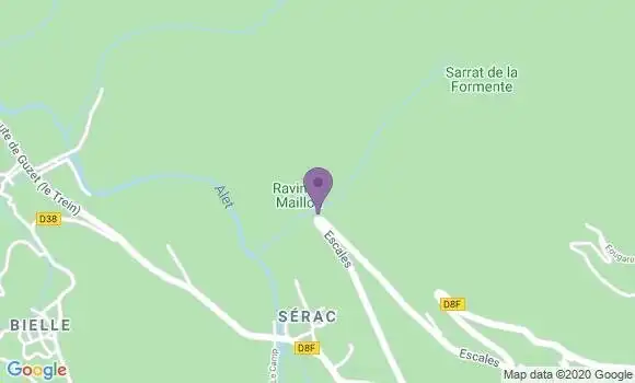 Localisation Ustou Bp - 09140