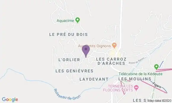 Localisation Araches Bp - 74300