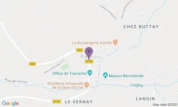 Localisation Bernex Bp - 74500