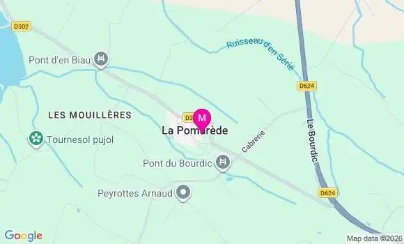 Localisation La Pomarede - 11400