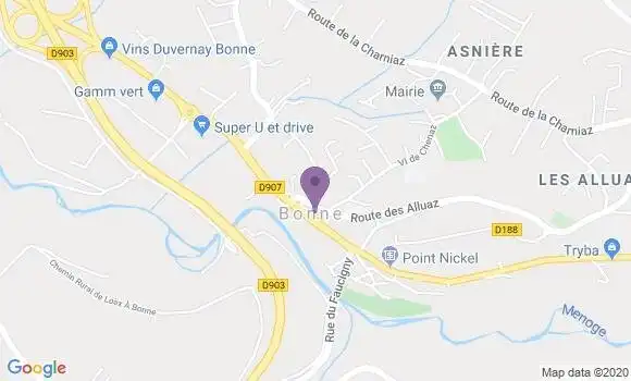 Localisation Bonne Bp - 74380