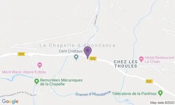Localisation La Chapelle d
