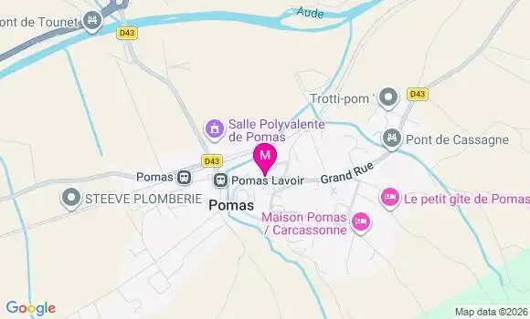 Localisation Pomas - 11250