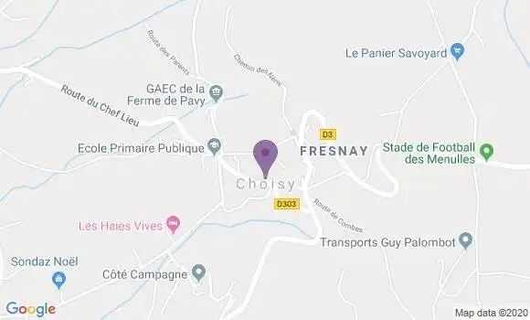 Localisation Choisy Ap - 74330
